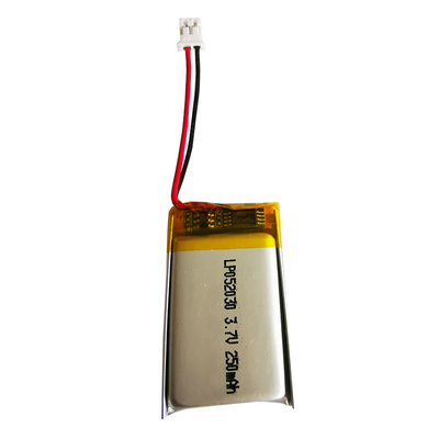 LP052030 3.7V 250mAh Polimer Lityum Lipo Pil Bluetooth İçin Şarj Edilebilir