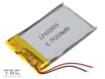 3.7 Volt 210 mAh Li Ion Polymer Batarya, Gsp452035 Li - Polimer Pil Paketi