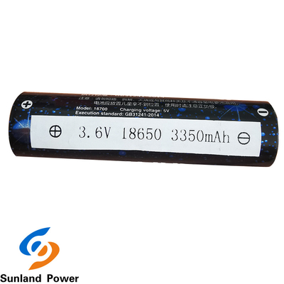 USB Terminalli OEM Silindirik Li İyon Pil ICR18650 3.6V 3350mah