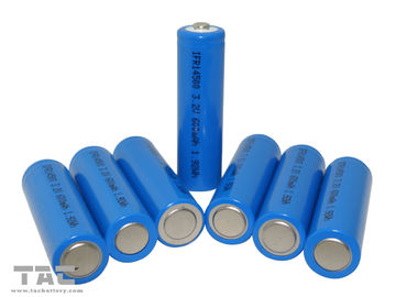 Taşınabilir 3.2V LiFePO4 batarya 14500 500mAh güç türü kılavuz sabitleme için