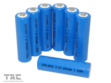 Taşınabilir 3.2V LiFePO4 batarya 14500 500mAh güç türü kılavuz sabitleme için