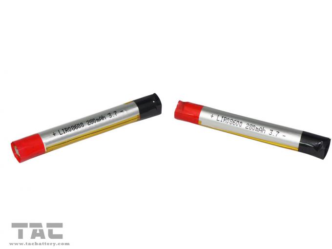 Samsung bluetooth kalemi için mini Silindirik polimer pil LIR08600