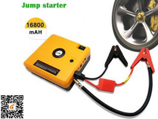 Ağır Kamyon Cep Güç Bankası Taşınabilir Otomatik Jump Starter Sarı 16800mAH