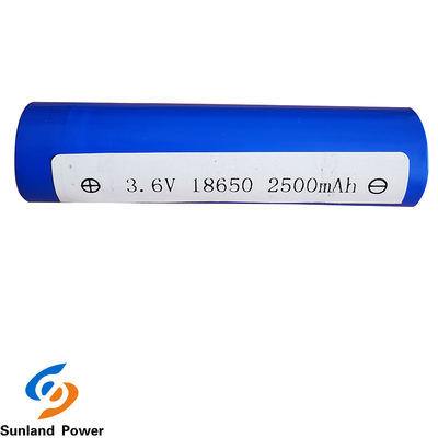 USB Terminali ile Lityum İyon Silindirik Pil ICR18650 3.6V 2500mah Yeniden Şarj Edin
