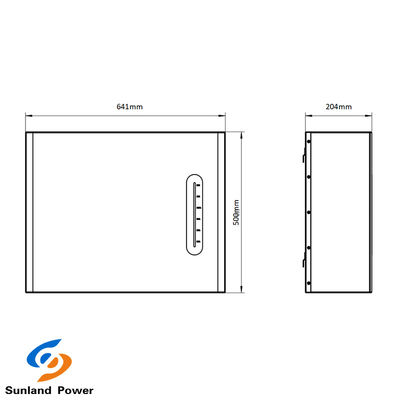 LiFePO4 Bataryası 48V 100Ah Güneş Paneli Şarj Aracı 5-15kWh Ev İçin Enerji Depolama Sistemi