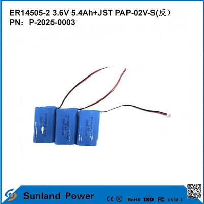 3.6V 5.4AH ER14505-2 Birincil Pil Yüksek ve istikrarlı çalışma voltajı uzun güçlü ömür