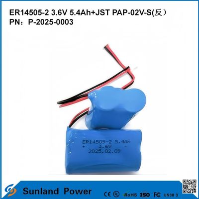 3.6V 5.4AH ER14505-2 Birincil Pil Yüksek ve istikrarlı çalışma voltajı uzun güçlü ömür