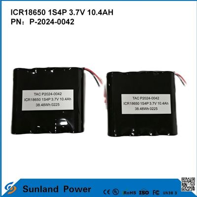 ICR 18650 1S4P Batary For A Versatile, High-Capacity Lithium Battery Solution,Çeşitli cihazlar için uzun pil ömrü gereksinimlerini karşılamak, Düşük güçlü tıbbi cihazlar için güvenilir enerji sağlamak.