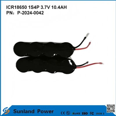 ICR 18650 1S4P Batary For A Versatile, High-Capacity Lithium Battery Solution,Çeşitli cihazlar için uzun pil ömrü gereksinimlerini karşılamak, Düşük güçlü tıbbi cihazlar için güvenilir enerji sağlamak.