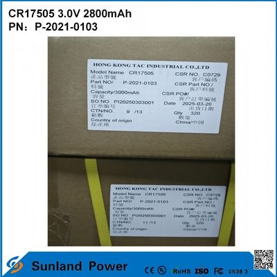 CR17505 3.0V 3000mAh Pil SmartPower IndustrialGuard GüvenlikPower HealthGuard için