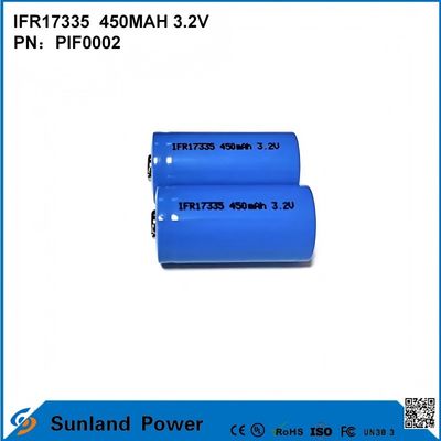 IFR17335 bataryası 3.2V 450mah çeşitli cihazlar ve senaryolar için uygundur: Dijital ürünler Aydınlatma ekipmanları Elektrikli aletler Küçük aletler Enerji depolama sistemleri