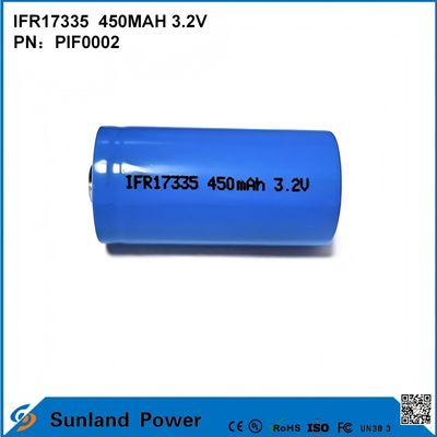 IFR17335 bataryası 3.2V 450mah çeşitli cihazlar ve senaryolar için uygundur: Dijital ürünler Aydınlatma ekipmanları Elektrikli aletler Küçük aletler Enerji depolama sistemleri