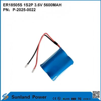 ER18505S 1S2P 3.6V 5600MAH Yüksek sıcaklığa dayanıklı, yüksek kapasiteli pil