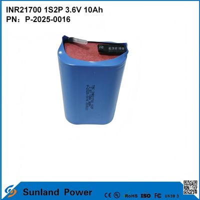 INR21700 1S2P 3.6V 10Ah Yüksek Hızlı Şarj, Yüksek Güçlü İhtiyaçlı Aygıtlar için Uygun!