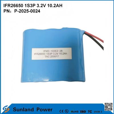 Büyük miktarda IFR26650 1S3P 3.2V 10.2Ah batarya,OEM enerji depolama sistemleri için kullanılabilir Güç araçları ve yedek güç