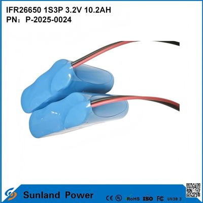 Büyük miktarda IFR26650 1S3P 3.2V 10.2Ah batarya,OEM enerji depolama sistemleri için kullanılabilir Güç araçları ve yedek güç