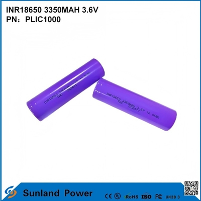 INR18650 3350MAH 3.6V pil