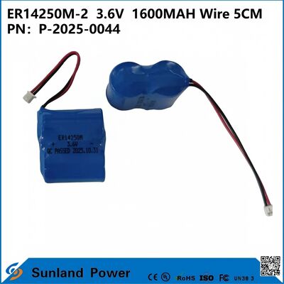 ER14250M-2 3.6V1600MAH 5CM Kablolu Pil, akıllı sayaçlar, otomasyon cihazları, tıbbi cihazlar, kablosuz iletişim ekipmanları, hırsız alarm sistemleri, otomotiv elektroniği ve Nesnelerin İnterneti'nde kullanılır.