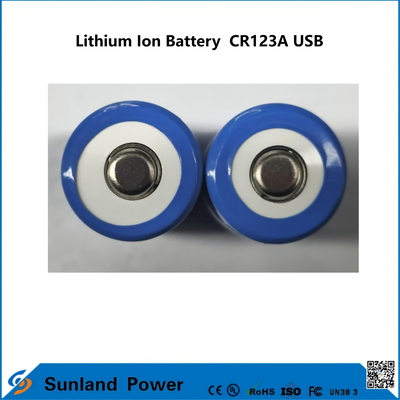 Lityum İyon Pil CR123A USB, USB şarj edilebilir lityum iyon pillerin üretimine uygulanabilir.