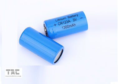 Yüksek Enerji Yoğunluğu Lityum Pil 3.0V CR123A 1300mAh Flash Işık