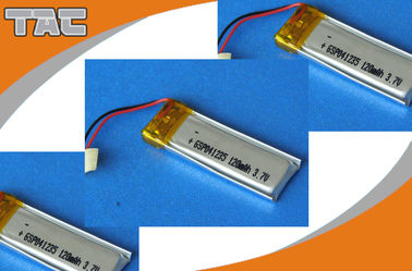 GSP041235 3.7 V 120 mAh Polimer Lityum İyon Pil PDA MP3 MP4 akıllı kart için