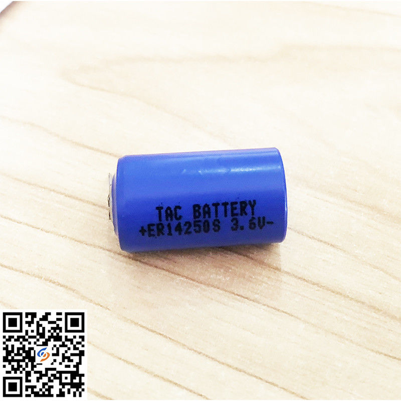 150°C Yüksek Sıcaklık ER14250S 3.6V 900mAh Temperatür Kaydedici Tablı Birincil Pil