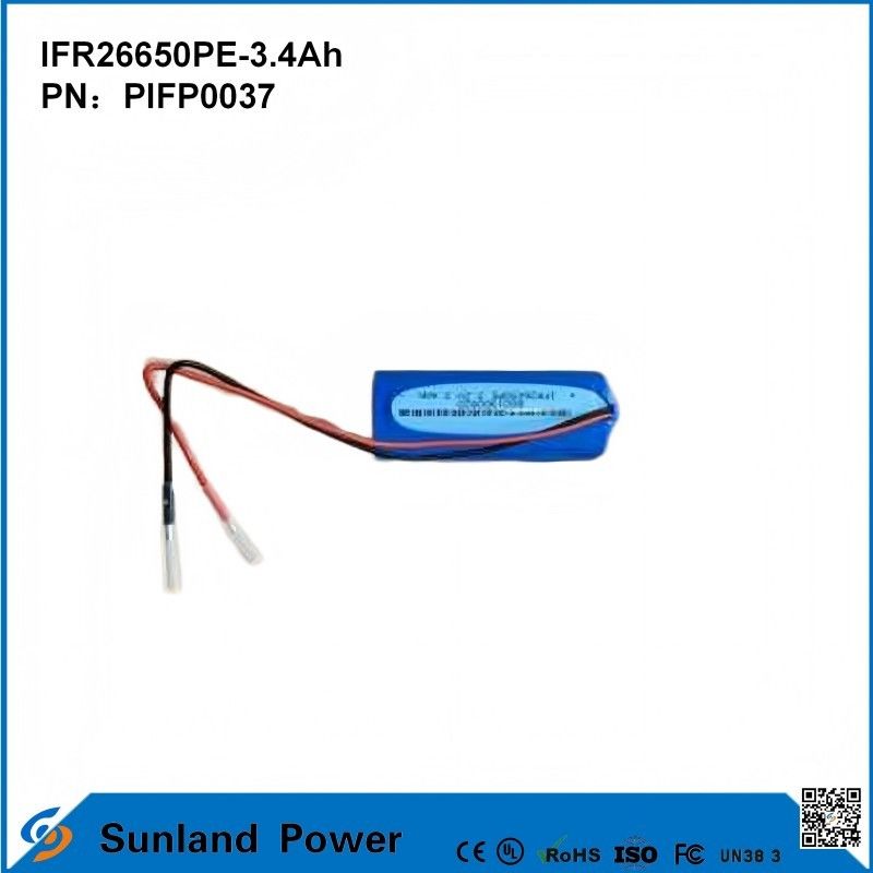 IFR26650PE-3.4Ah 3.2V LiFePO4 Batarya Hücresi Güneş Işığı için El feneri Çember Hayat 2000 Zaman