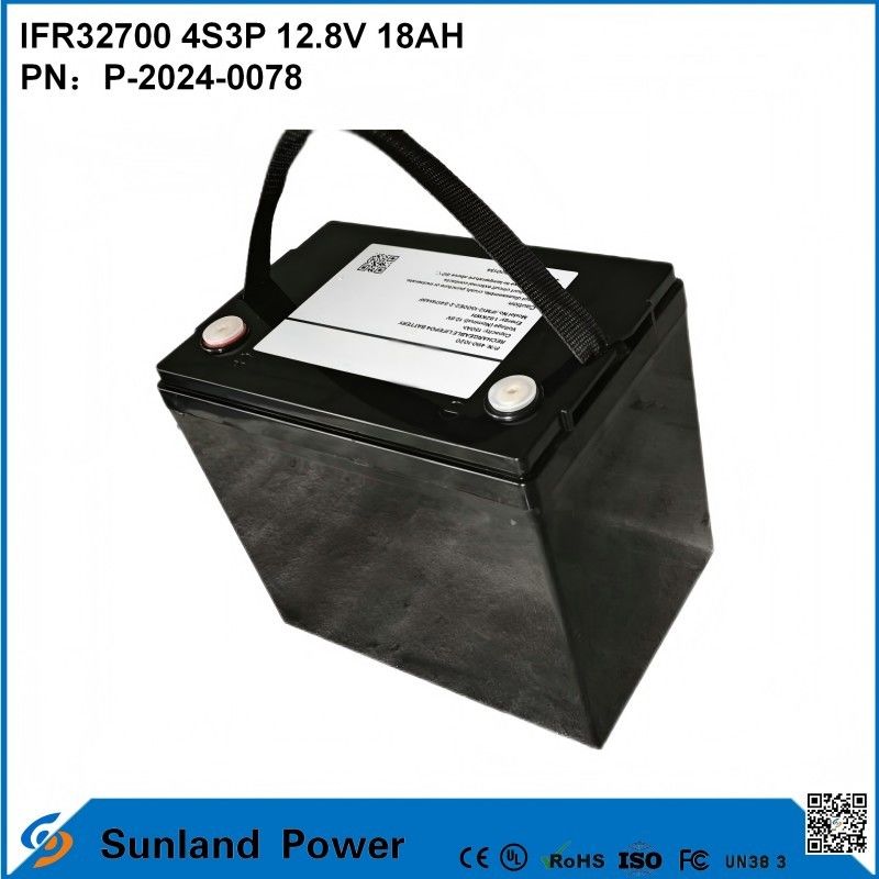 IFR32700 4S3P 12.8V 18Ah Güneş ışığı için Yüksek parlaklıklı LEDS Bahçe Güneş ışıkları ömrü uzun batarya