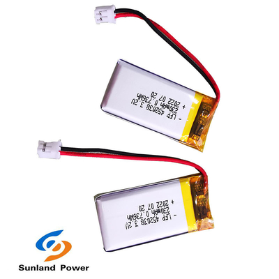 LP0452038 3.2V 230mAh Polimer Lityum İyon Piller LiFePo4 Şarj Edilebilir