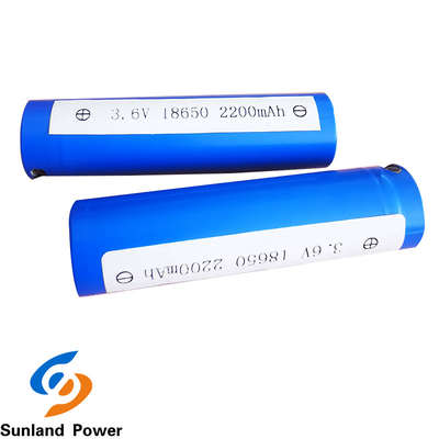 Ev Aletleri için ICR18650 3.7V 2200mah Lityum İyon Silindirik Pil