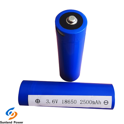 USB Terminali ile Lityum İyon Silindirik Pil ICR18650 3.6V 2500mah Yeniden Şarj Edin