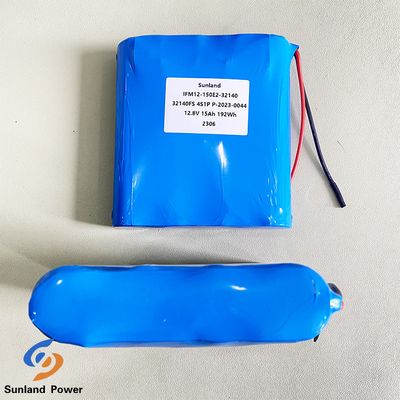 Uzun Döngü Ömrü 15AH 12V LiFePO4 Pil Paketi 32140 4S1P Patlama Güvenli Ürün