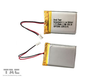 BIS 3.7V Li Polimer Pil GSP753040 Lithium Battery 850mAH Araç Üzerine Montajlı Emniyet Sistemi için