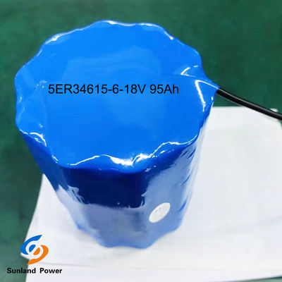 LiSOCl2 Pil Birincil Pil ER34615 5S6P 18V 95Ah Ambient sıcaklık aralığı ile -55°C'den 85°C'ye kadar
