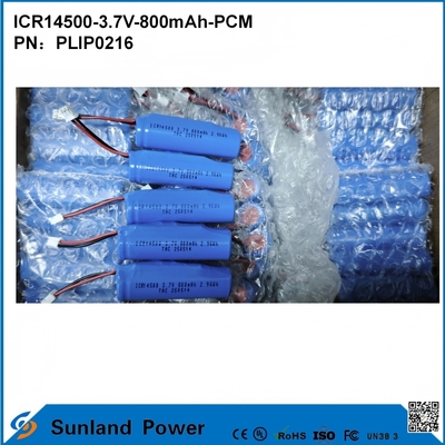 ICR14500-3.7V-800mAh-PCM Pili LED Işıkları, Dijital Ürünler, Akıllı Ev Cihazları, Kablosuz Fareler, Elektrikli Diş Fırçaları ve Tıraş Makinelerinde Kullanılır