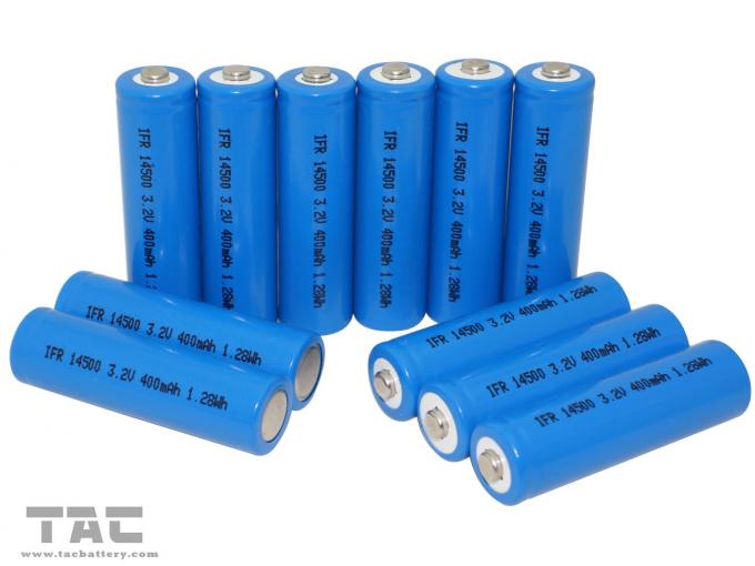 3.2V LiFePO4 Batarya 14500 500mAh Izgara Tipi Sabitleme Enerji Depolama Sistemleri için Güç Tipi