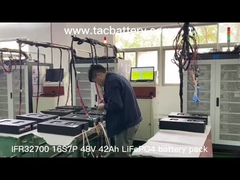 Robot için 48V 42AH IFR32700 16S7P LiFePO4 Pil Paketi
