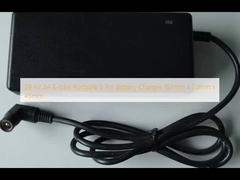29.4V 2A E-bisiklet taşınabilir 3 Pin pil şarj cihazı 157mm x 72mm x 45mm