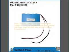 Fabrika, Ev ve Ticari Mobil Enerji Depolama, Yüksek Güçlü Elektrikli El Aletleri Matkaplar Testereler ve Taşlama Makineleri Taşınabilir Tıbbi Cihazlar İçin Uygun IFR26650 1S4P 3.2V 13.6Ah Piller Üretir