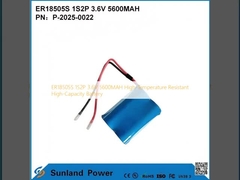 ER18505S 1S2P 3.6V 5600MAH Yüksek sıcaklığa dayanıklı yüksek kapasiteli pil
