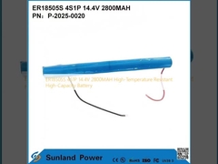 ER18505S 4S1P 14.4V 2800MAH Yüksek sıcaklığa dayanıklı yüksek kapasiteli pil