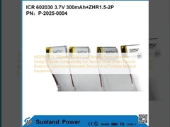 602030 3.7V 300mAh + ZHR1.5-2P Batarya Ultra İnce Tasarımdan Çeşitli Küçük Akıllı Cihazlar için Esnek Uyumluluk Bluetooth Kulaklıkları Giyilebilir Cihazlar Ve Taşınabilir Tıbbi Ekipmanlar